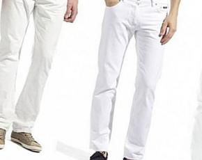 5 способів для хлопця виглядати стильно у білих джинсах