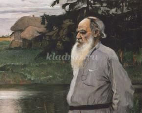 Oroszlán Nikolayevich Tolstoy életrajza röviden a legfontosabb dolog